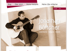 Tablet Screenshot of jonathan-boettcher.de